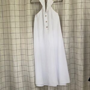 Tuckernuck White Halter Maxi Dress